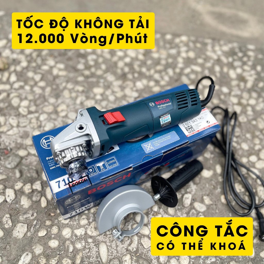 Máy mài góc Bosch GWS 700 710W bảo hành 12 tháng