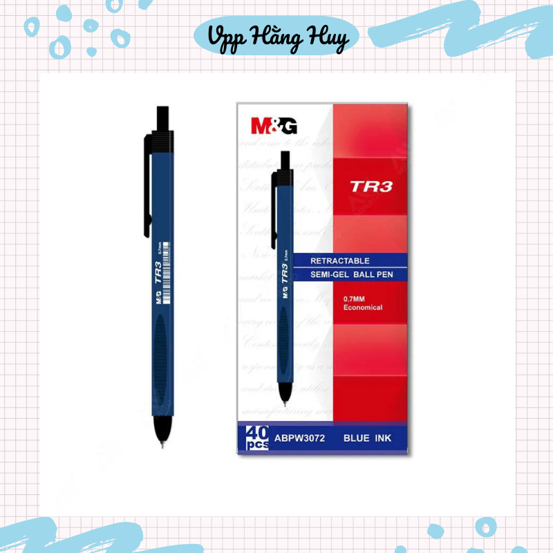 Độc Quyền] Bút Gel Siêu Trơn Ngòi Bút 0.7mm Cao Cấp King TR3 Xanh/Đen