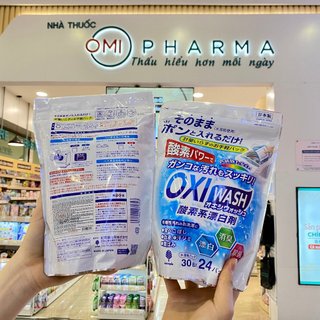 Bột Giặt Tẩy Đa Năng Oxi Wash Novopin S Select Nhật Bản (Set 24 Gói X 30g)