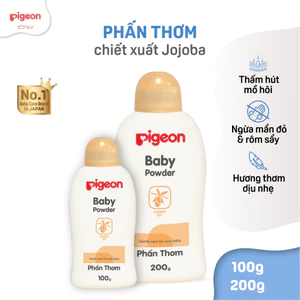 Phấn thơm em bé Pigeon dịu nhẹ lành tính cho trẻ sơ sinh chính hãng 100g/200g/450g