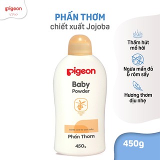 Phấn thơm em bé Pigeon dịu nhẹ lành tính cho trẻ sơ sinh chính hãng 100g/200g/450g