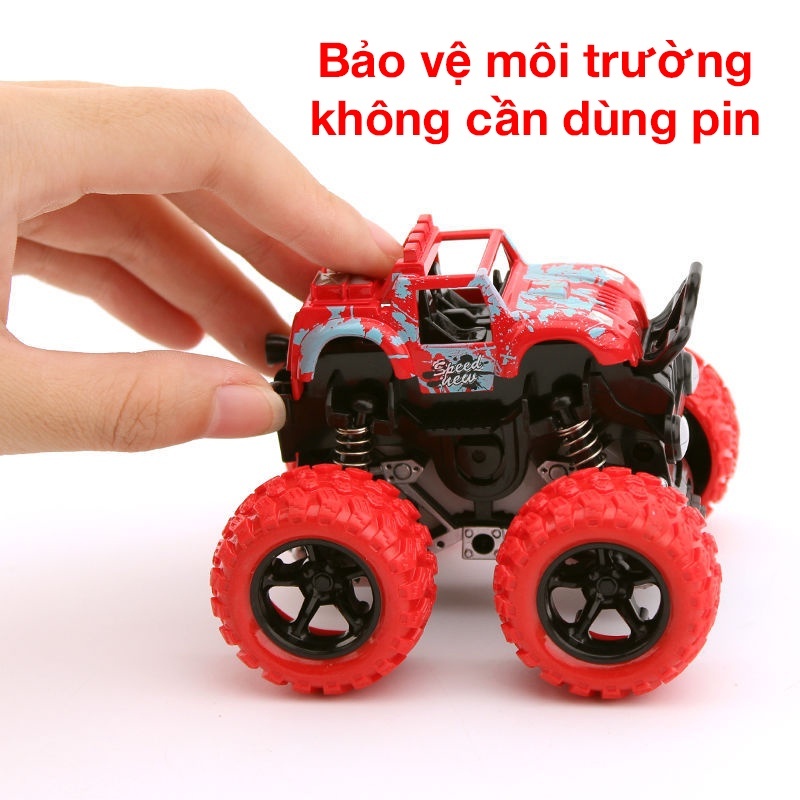 Xe Ô Tô Địa Hình Quán Tính Chạy Bánh Đà Không Cần Pin Xe Địa Hình Quán Tính Dẫn Động 4 Bánh Xe Trớn-Đồ Chơi Cho Bé PUKAP