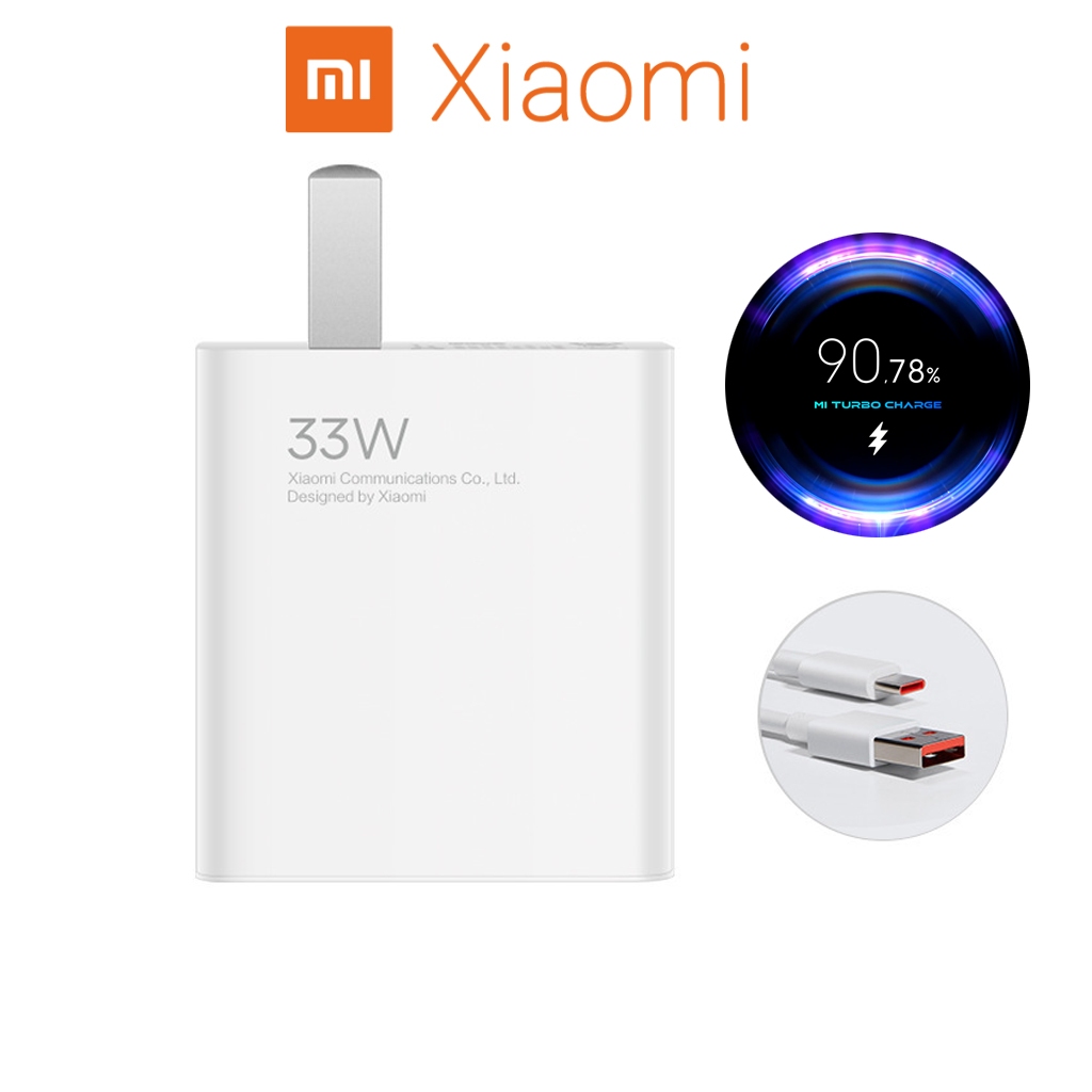 Sạc Xiaomi 33w Mi Turbo Charge Củ sạc xiaomi và dây sạc xiaomi Type C ...