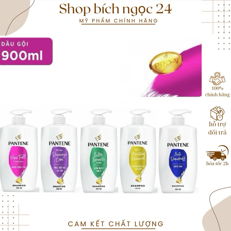 Dầu Gội PANTENE Chai 900ml