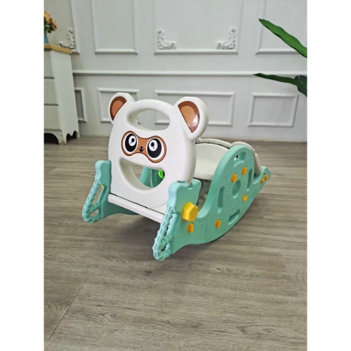 Cầu Trượt Cho Bé-Cầu Trượt Bập Bênh 3 In 1 Cho Bé Từ 1-4 Tuổi _ Kèm khung bóng  rổ. | Shopee Việt Nam