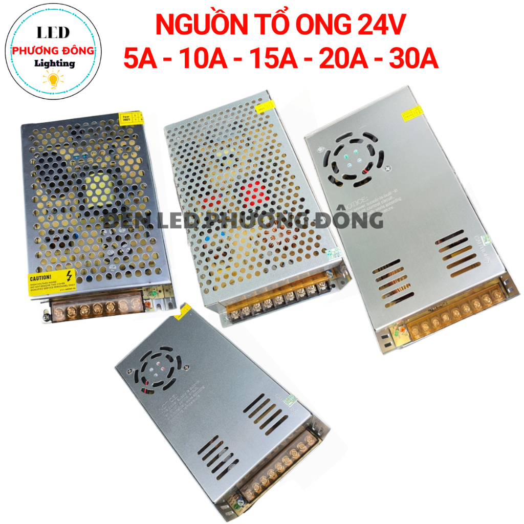 Nguồn Tổ ong 24V - 5A / 10A / 15A / 20A / 30A