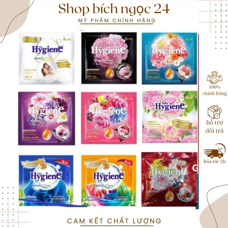 Nước Xả Vải Hygiene Thái Lan gói 20ml - Dây 12 gói