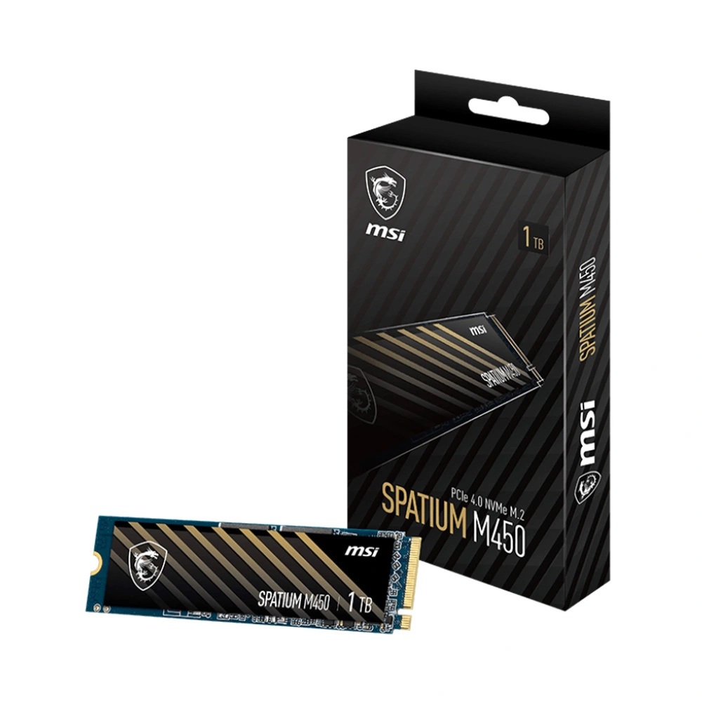 Ổ cứng SSD MSI SPATIUM M450 500GB - 1TB M.2 2280 PCIe Gen4 x4 NVMe | BigBuy360 - bigbuy360.vn