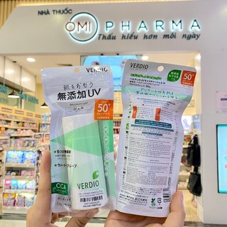 Tinh Chất Chống Nắng Nâng Tone Sáng Hồng Dành Cho Da Nhạy Cảm Omi Verdio SPF50+/PA++++ Nhật Bản (50g/Tuýp)