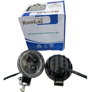 Đôi đèn led Runlai 4 bóng trắng bi điện chung 12v 24v.
