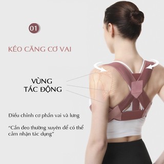 Đai chống gù lưng, đai lưng chống gù định hình cột sống hỗ trợ tập luyện thể thao thời trang