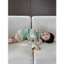 CANDIMIMI Set Áo Dài Tay Và Chân Váy Kẻ Xuân Hè Dễ Thương Cho Bé Gái - Phong Cách Hàn Quốc