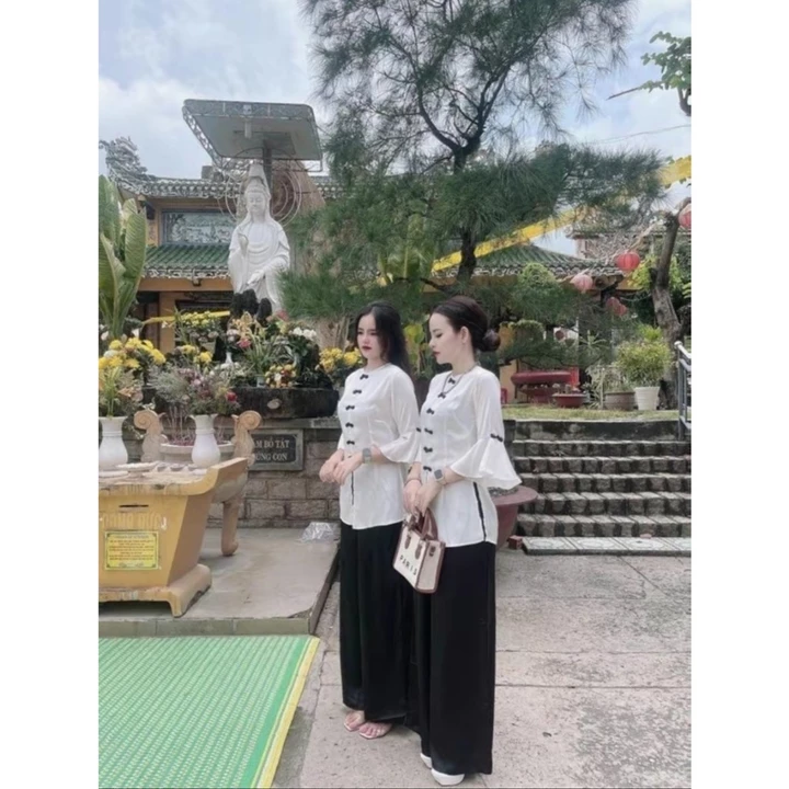 Áo bà ba set bộ bà ba nữ 159k tay loe bán lẻ giá sỉ có bán lẻ áo size lớn bigsize
