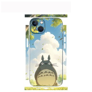 Tấm dán Skin Mặt Sau Totoro MS01 FULL VIỀN 15promax , 14promax , 13promax , 12promax , 11promax - FukiShop