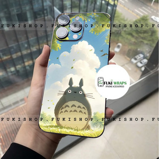 Tấm dán Skin Mặt Sau Totoro MS01 FULL VIỀN 15promax , 14promax , 13promax , 12promax , 11promax - FukiShop