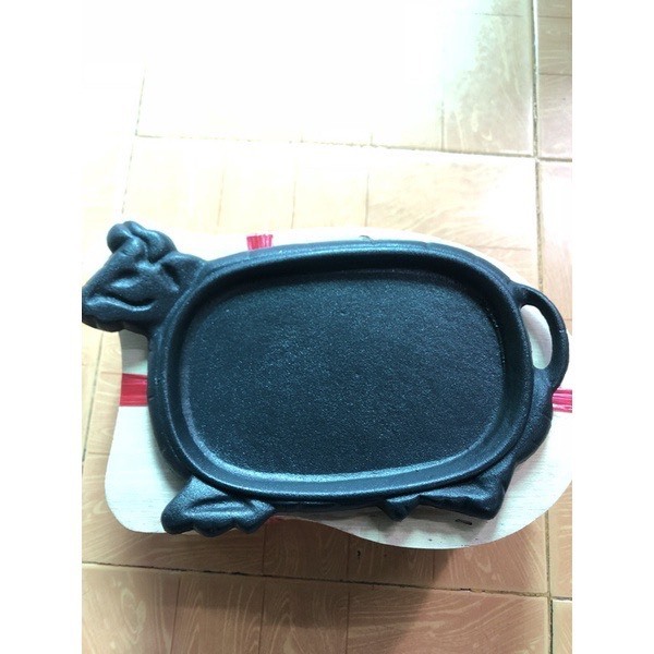 Chảo gang làm bò bít tết, bánh mì- Chảo Bò có đế chống dính đủ size dùng mọi loại bếp phù hợp sử dụng cho hàng quán...