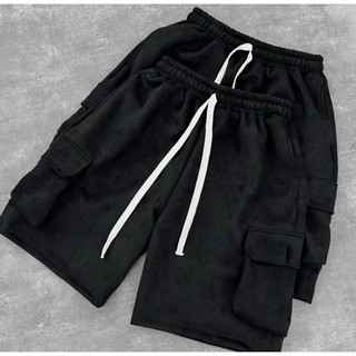 Quần short kaki túi hộp form rộng dễ phối đồ Unisex
