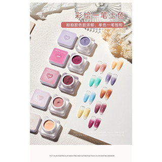 Gel dặm ombre nail - gel hũ chính hãng dặm ombre siêu mịn