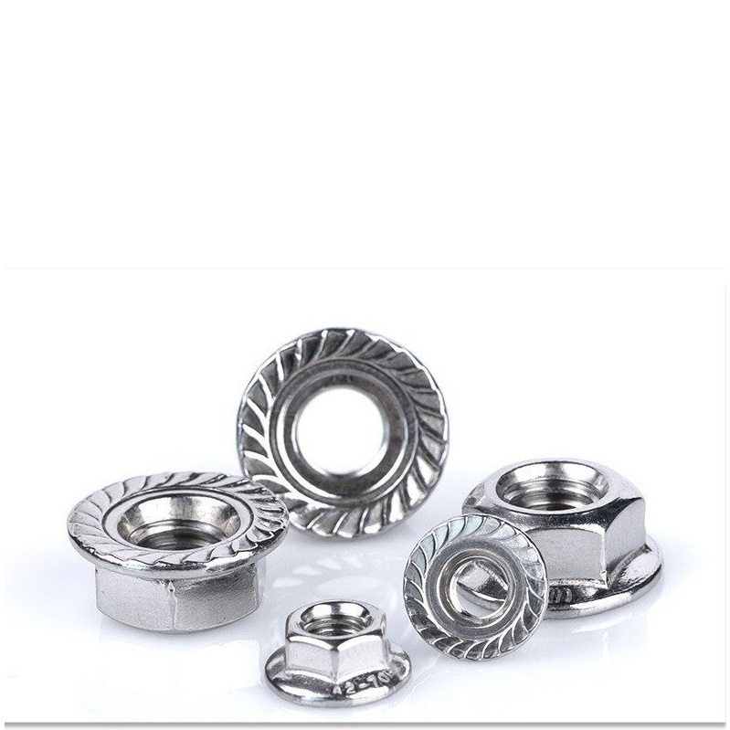 (INOX201) 50 cái M4-M10 Đai ốc liền long đen Inox201 M4-M10