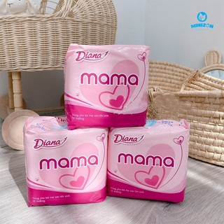 Bỉm Mama, Băng Vệ Sinh Diana Mama Cho Mẹ Sau Sinh Gói 12 Miếng