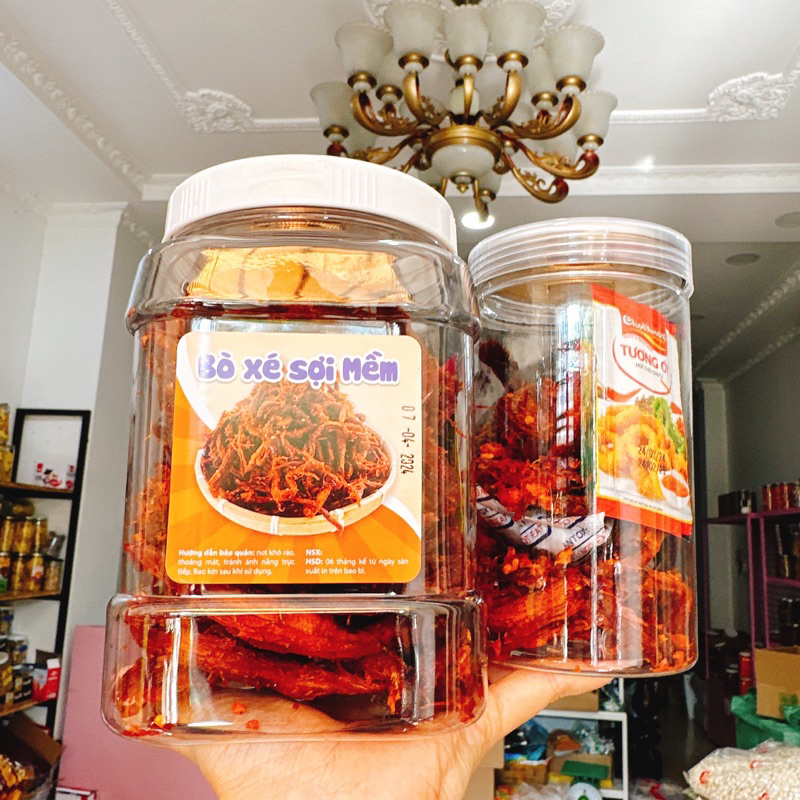 Khô Bò Xé Mềm - Nguyên Chất 100% Bò Thật Tây Nguyên