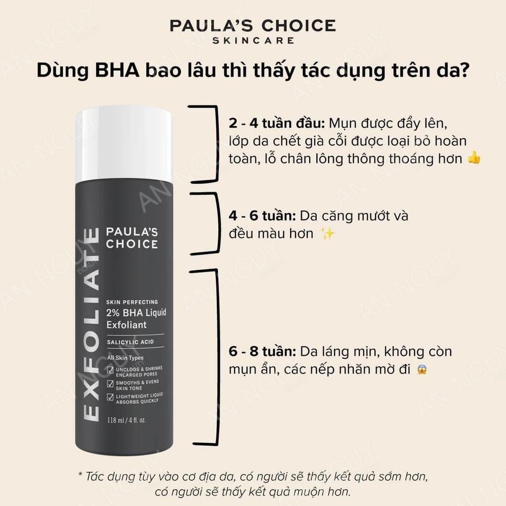 Dung dịch tẩy da chết giảm mụn ẩn PAULA'S CHOICE BHA 2% 30ml SKIN PERFECTING Liquid - Skin Studio