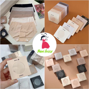 SET 6 QUẦN LÓT SU THẠCH MINI - Quần Lót Nữ Su Thạch Băng Lụa Kháng Khuẩn Siêu Tàng Hình 0000