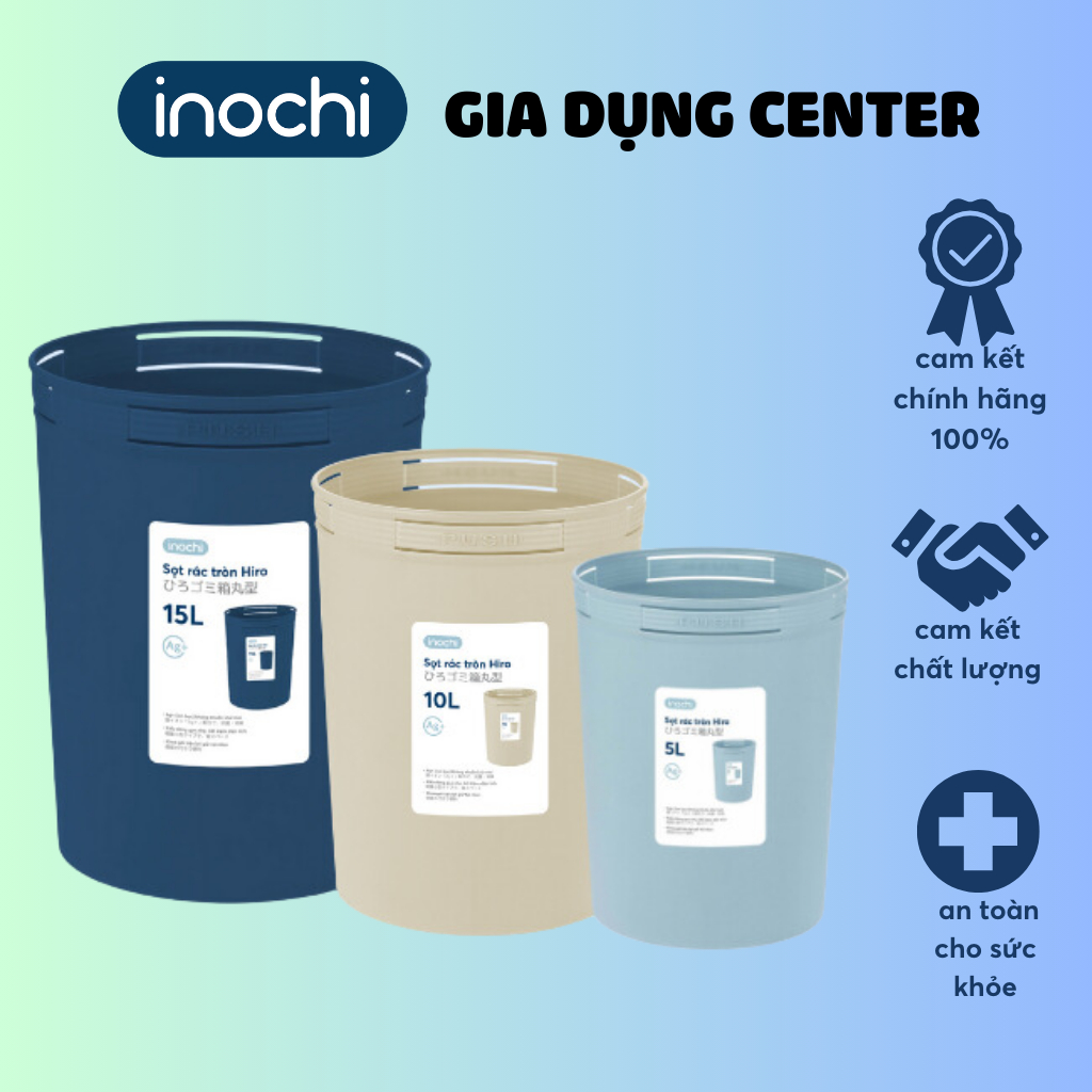 Sọt rác Hiro - Inochi 5L,10L,15L mang lại không gian sống thoải mái, dễ ...