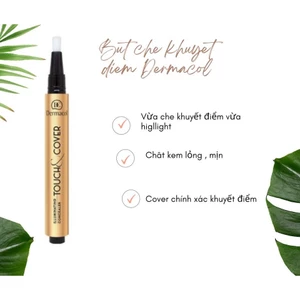 Bút che khuyết điểm DERMACOL HIGHLIGHTING CLICK TOUCH & COVER CONCEALER