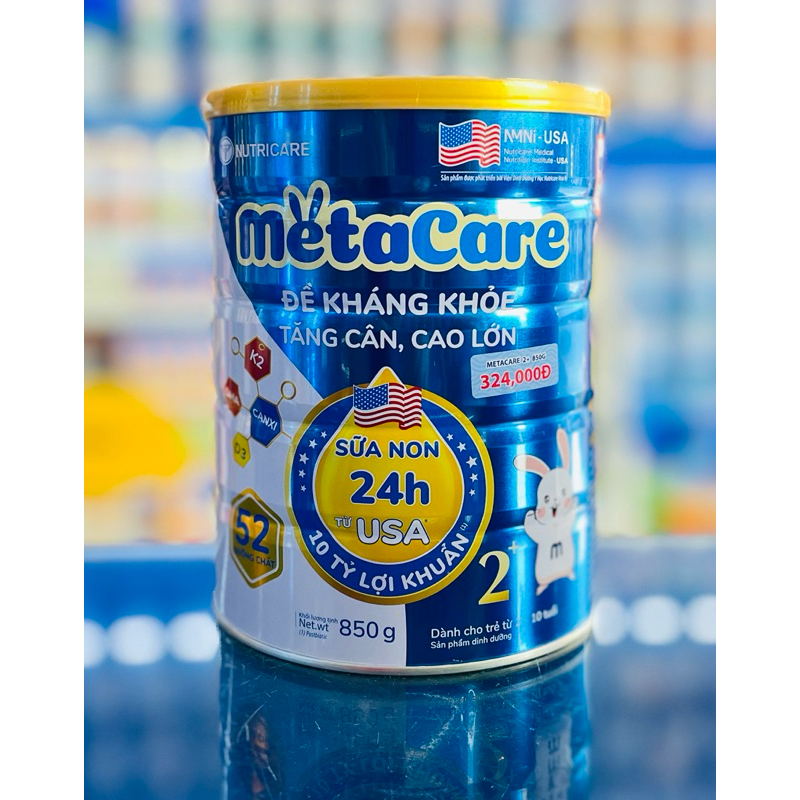 Sữa Bột Nutricare Metacare 0+,1+,2+ (850g)