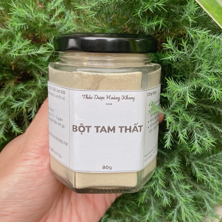 Bột Tam Thất Bắc Nguyên Chất 80gram