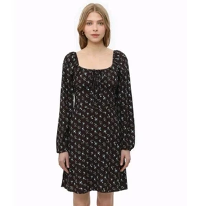 Đầm hoa nữ Gloria* tay dài bigsize - dư xịn