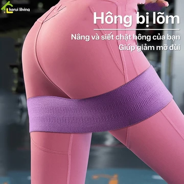 Dây kháng lực tập gym AIGE yoga tại nhà, dây kháng lực chống tuột,dây kháng lực minibrand hỗ trợ tập