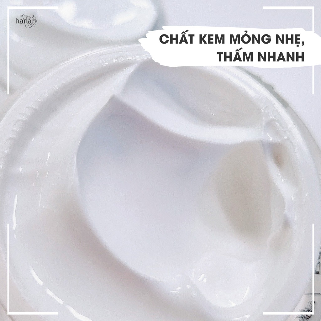 Ảnh Kem dưỡng trắng da ban ngày RIORI HANA DAY CREAM 30g giúp da mềm mịn tăng cường bảo vệ và dưỡng ẩm da 4