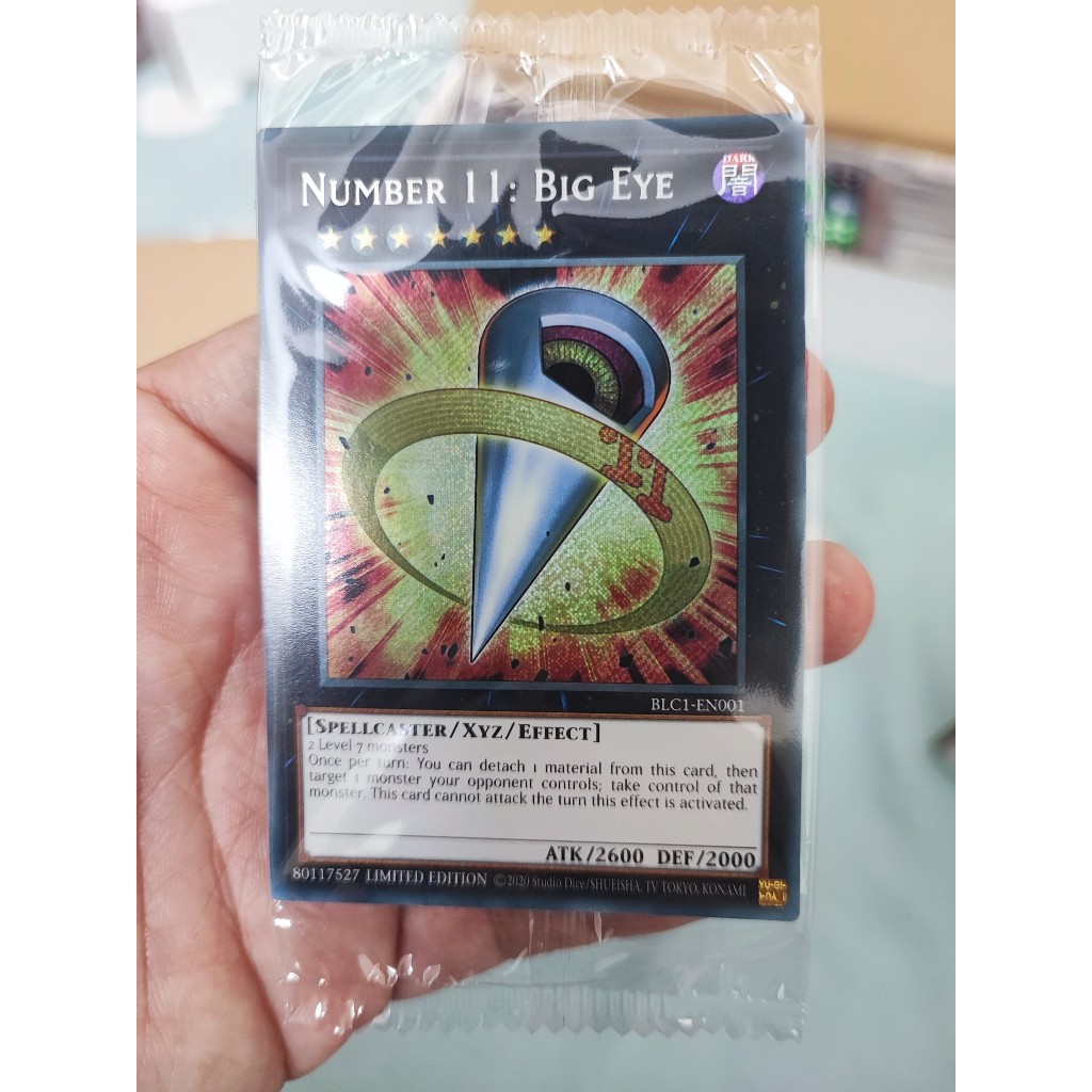 big eye yugioh card Yugioh Number 11: Big Eye WGRT-EN102 Ultra Rare Limited Edition Near M main image 0