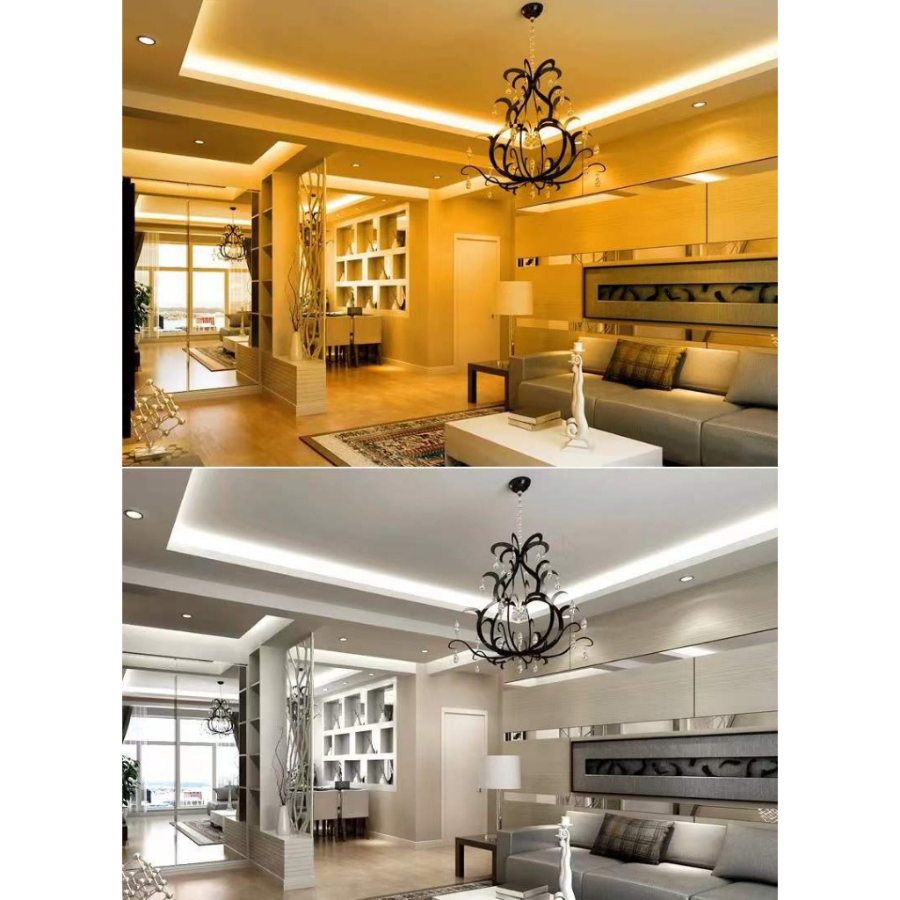 Combo Cuộn Đèn LED dây dán 5m + Nguồn 12V - 5A - Tặng giắc cái và Đômino