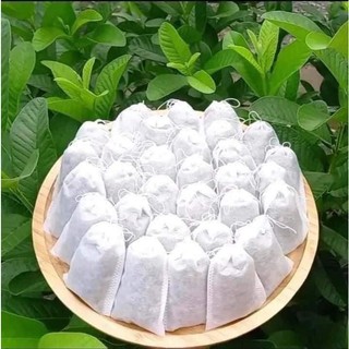 Trà Lá Ổi Giảm Cân Túi Lọc 30 gói to , Trà Lá Ổi Non Nguyên Chất đã băm nhơ sao thơm giúp Giảm Mỡ Bụng