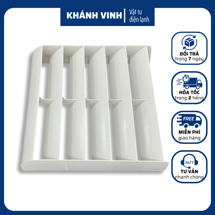 Louver - chuyển hướng gió dàn nóng điều hoà kèm vít - Bộ chuyển hướng gió dàn nóng điều hòa ban công