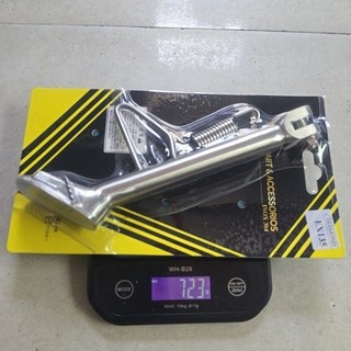 DIAMOND - Chân chống nghiêng CNC bàn chân mang dép cực đẹp -  INOX304 nguyên khối Dr/Wave/Ex/Vario