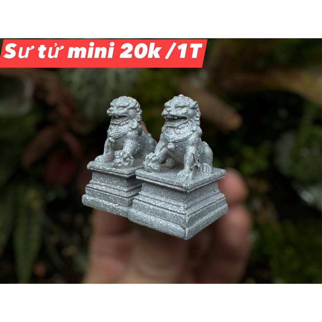 Tượng Sư Tử Mini trang trí tiểu cảnh (1 tượng)