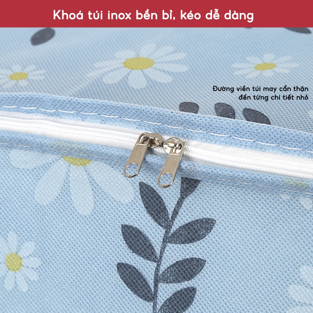 Giỏ Đựng Quần Áo Vải Chống Nước Cỡ Lớn 100L 140L, Túi Đựng Chăn Màn Gấp Gọn Lưu Trữ Quần Áo Đồ Lót