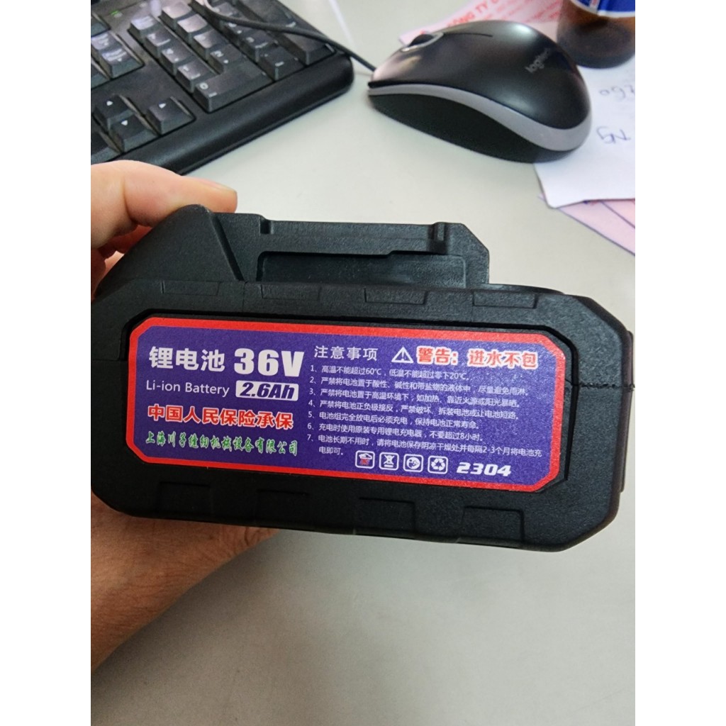 Pin máy khâu bao _chính hãng