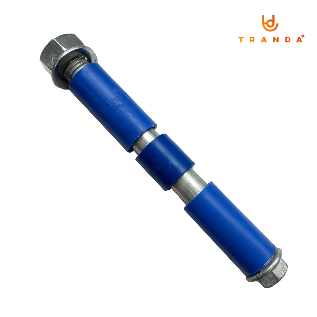 Trục bánh xe rùa Trần Đà, hiệu TranDa, đường kính 20mm, dài 200mm ...