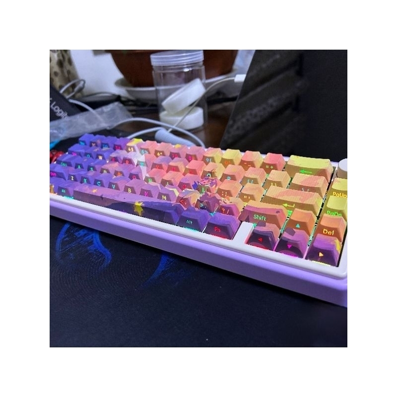 Keycap xuyên led POLARIS, NINJA, GRADIENT mặt trên, side print profile OEM, CHERRY PBT siêu đẹp bàn phím cơ | BigBuy360 - bigbuy360.vn