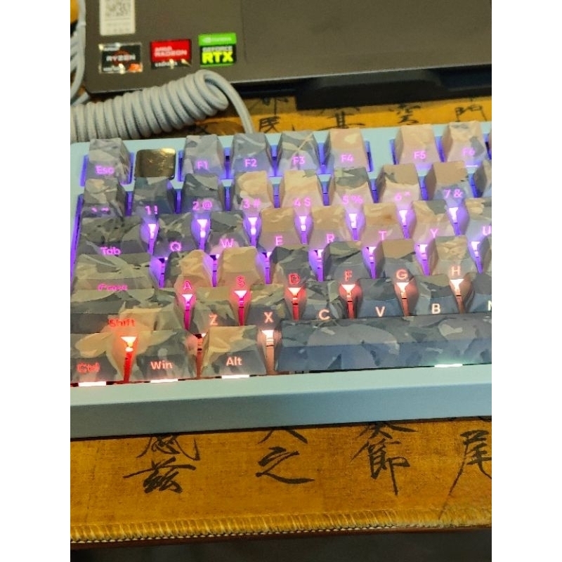 Keycap xuyên led POLARIS, NINJA, GRADIENT mặt trên, side print profile OEM, CHERRY PBT siêu đẹp bàn phím cơ | BigBuy360 - bigbuy360.vn