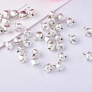 Chuông bạc lục lạc 6mm làm charm gắng vòng tay handmade,làm chuông, phụ kiện trang trí decor đa dụng