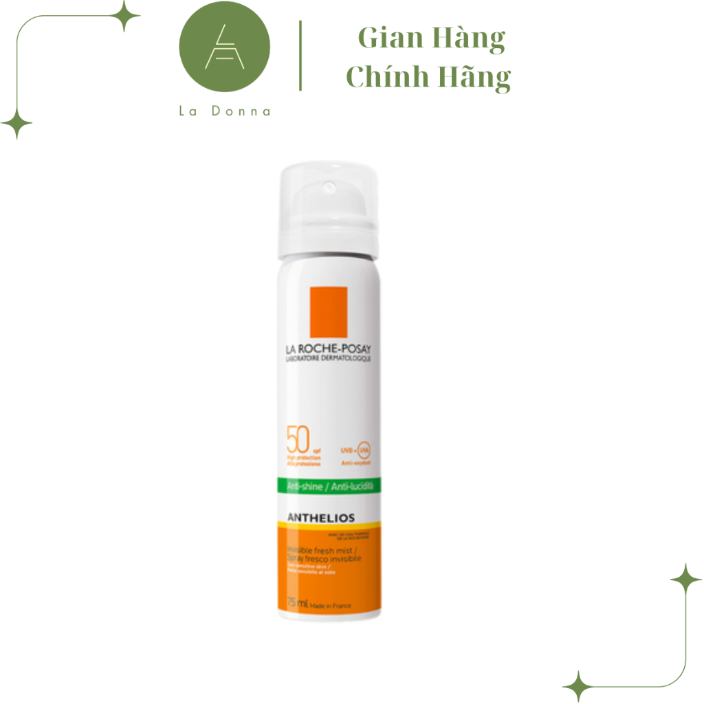 Xịt Chống Nắng La RochePosay Anthelios Invisible Face Mist AntiShine