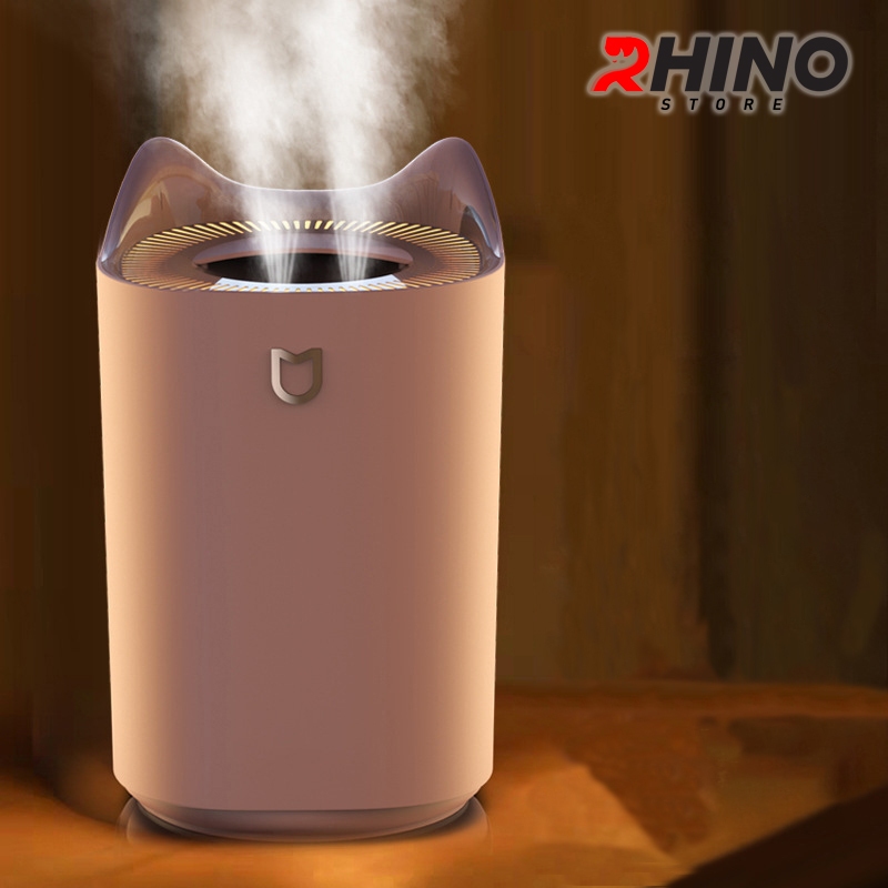 Ảnh Máy phun sương tạo ẩm cỡ lớn Rhino H802 3000ml, 2 lõi phun, tích hợp đèn 7 màu, dung tích lớn 3