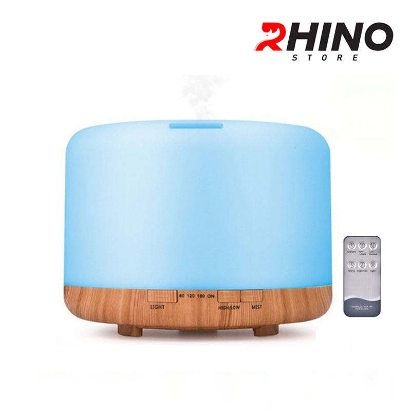 Ảnh Máy phun sương tạo ẩm lớn Rhino H701 500ml, tích hợp đèn ngủ, điều khiển từ xa 2