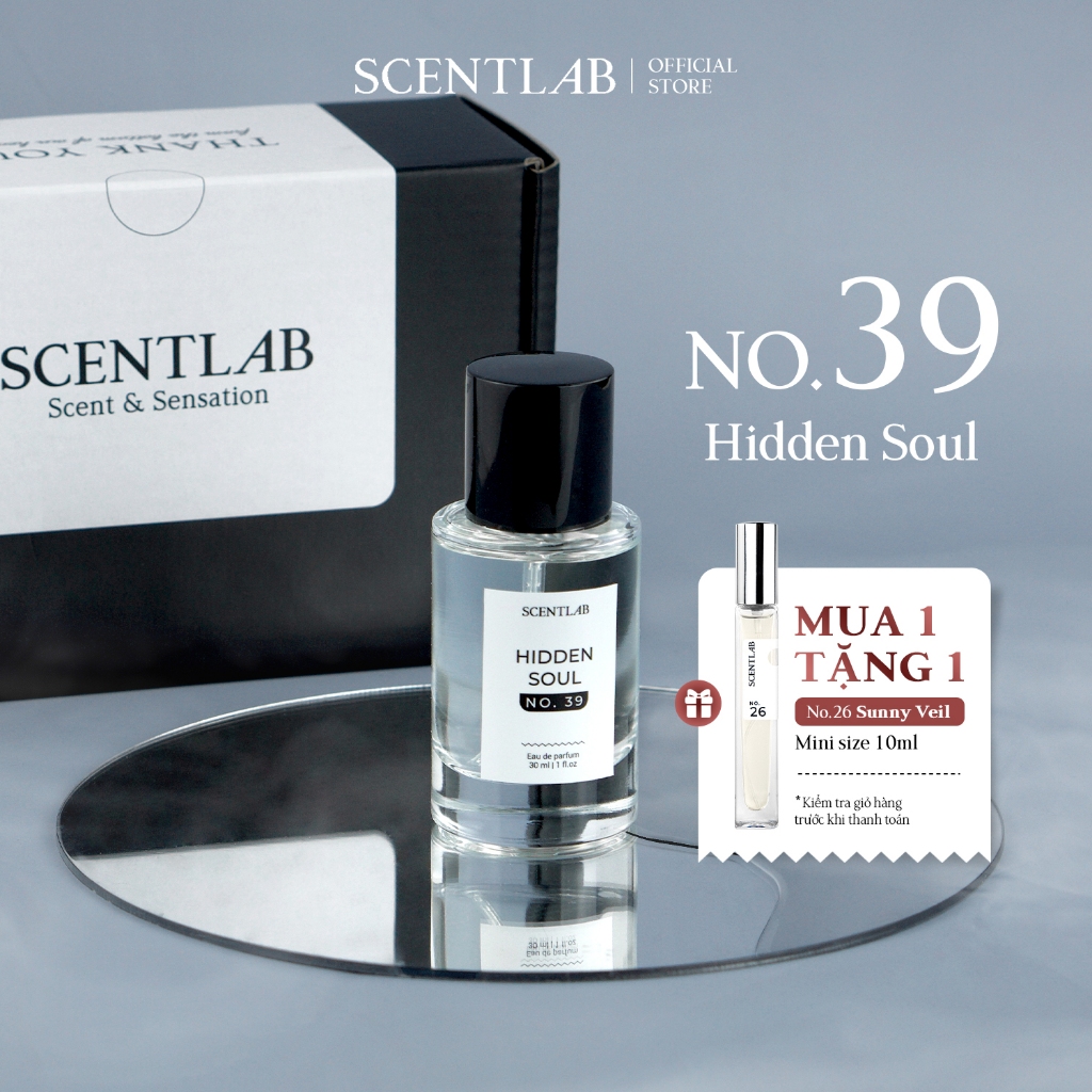 Ảnh Nước hoa nữ dịu nhẹ mùa hè SCENTLAB No.39 thanh khiết, nhẹ nhàng fullsize 30ml 1